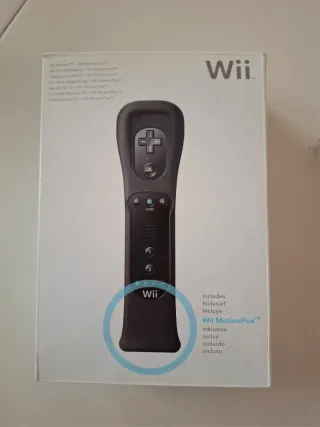 Mando Wii MotionPlus Negro + Nunchuk