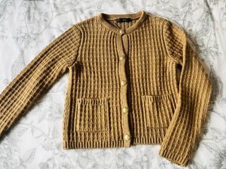 Chaqueta Mango camel Botones Talla S