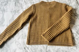 Chaqueta Mango camel Botones Talla S