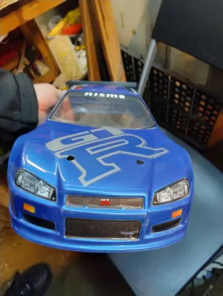 Scocca Nissan GTR R34 Blu