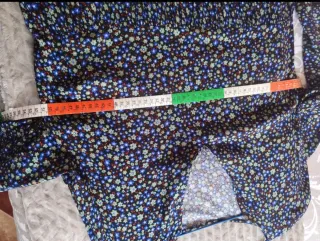 Vestido largo floral Zara