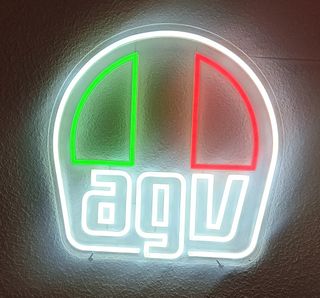 Rotulo Replica AGV neón led