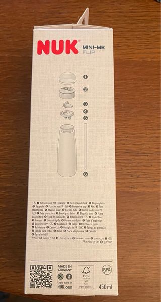 ¡NUEVO! Botella NUK Mini-Me Flip 450ml