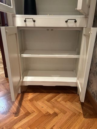 Mueble Vitrina Aparador Madera y Cristal