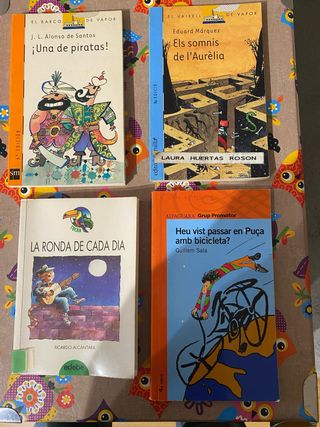 Lote de cuatro libros infantiles