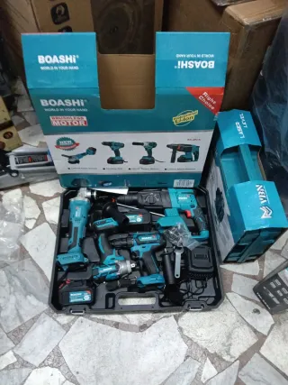 Kit 4 Utensili BOASHI 88V Doppia Batteria