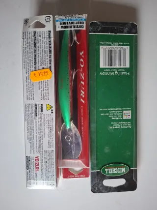 3 Curricanes Yo-Zuri Crystal Minnow Deep Diver