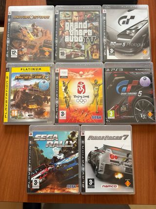 PS3 + Volante Logitech Driving Force Pro + Juegos