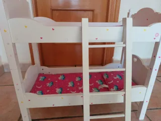 Litera desmontable para bebés. Medidas: 57x60x28cm