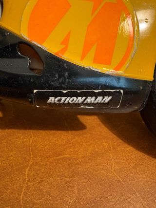 Action Man con Moto Gialla