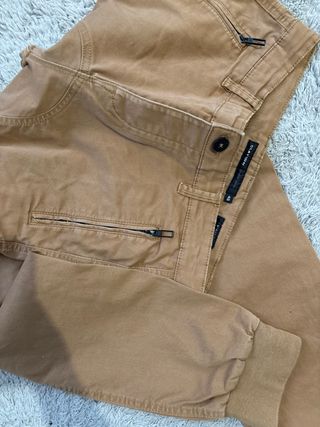 Pantaloni cargo Clayton marroni taglia S