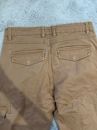 Pantaloni cargo Clayton marroni taglia S