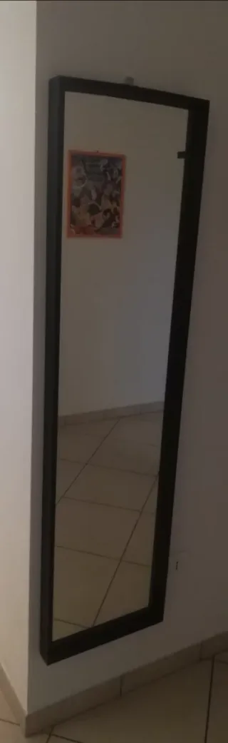 Specchio moderno marrone scuro