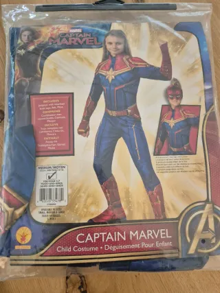 Disfraz Capitana Marvel Talla 6-8