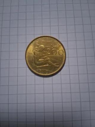 Moneta 200 Lire FAO 1980