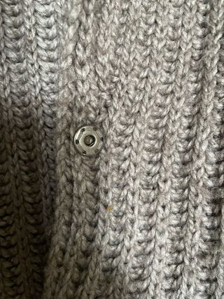 Cárdigan Oversize Lana Mango T M