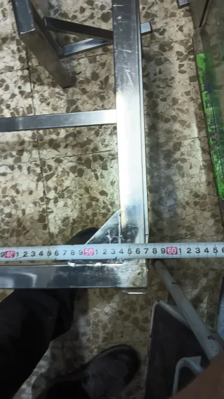 Soporte Acero Inox. 57x57x61cm