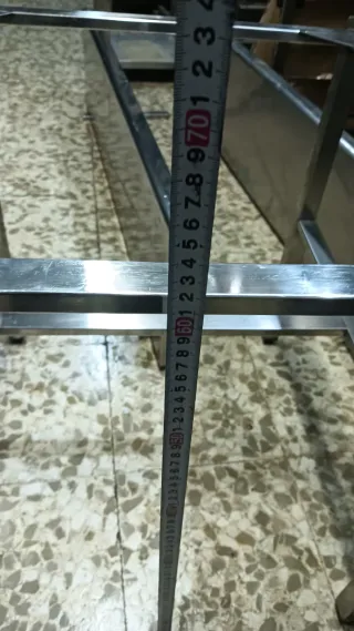 Soporte Acero Inox. 57x57x61cm