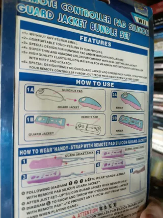 Fundas protectoras para mandos Wii