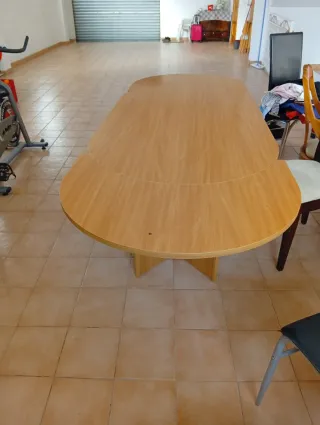 Mesa de comedor extensible madera