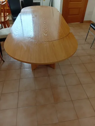 Mesa de comedor extensible madera