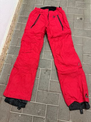 Traje de esquí Icepeak mujer blanco y rojo
