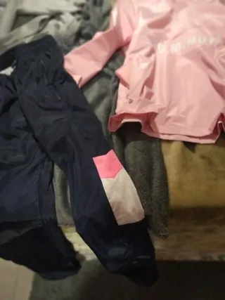 Chándal azul y rosa pantalón la mediana y chaqueta