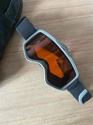 Guantes negros para la nieve adulto Gafas niño