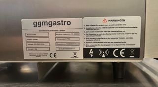 Placa Inducción Profesional GGM Gastro 3500W