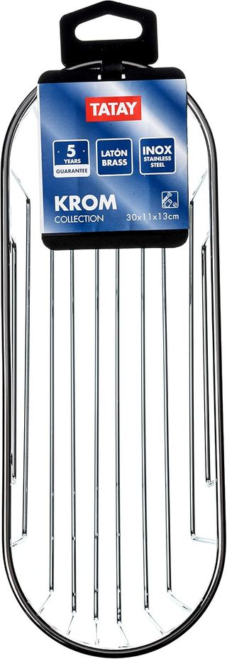 TATAY Estanteria para Ducha Ovalado Latón | Incluy