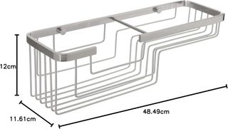 TATAY Estanteria para Ducha Ovalado Latón | Incluy