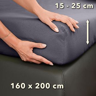 STUDIO Basic Sábana Bajera Ajustable 160x200 cm –