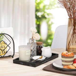 Luxspire Bandeja Rectangular Antideslizante de Res