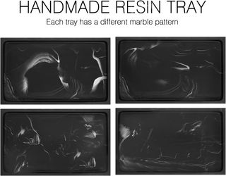 Luxspire Bandeja Rectangular Antideslizante de Res