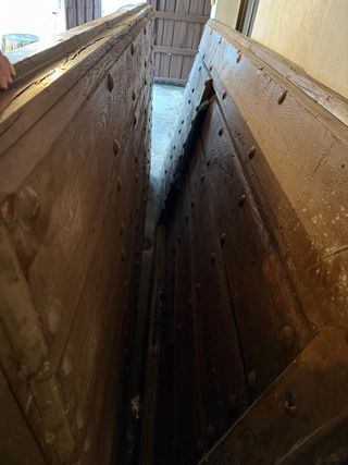 Portón, Puertas,  carreteras de pino macizo XXL