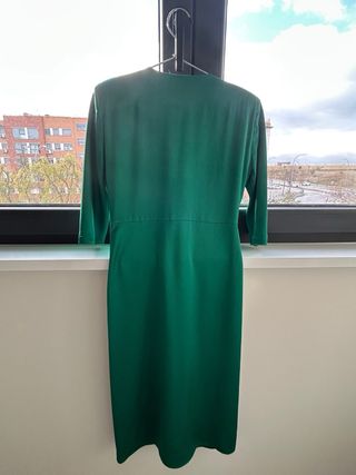 Vestido Lady Pipa verde fiesta cóctel invitada