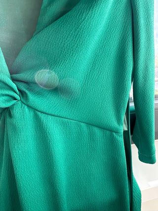 Vestido Lady Pipa verde fiesta cóctel invitada