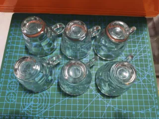 Sei tazzine in vetro Bormioli Rocco