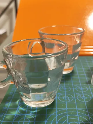 Sei tazzine in vetro Bormioli Rocco