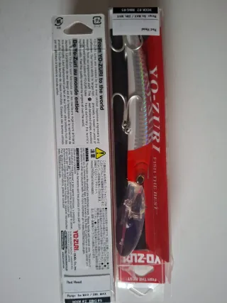 2 señuelos pesca Yo-Zuri Crystal Minnow