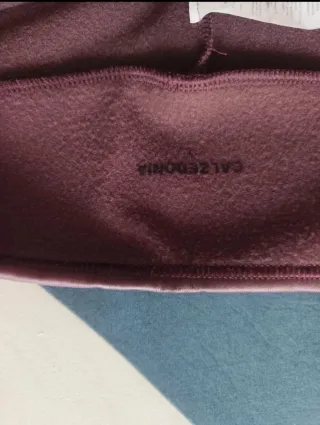 Legging térmico Calzedonia color burdeos