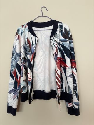 Chaqueta Bomber Estampada
