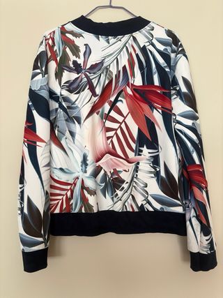Chaqueta Bomber Estampada