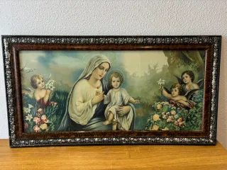 Cuadro Religioso Virgen y Niño