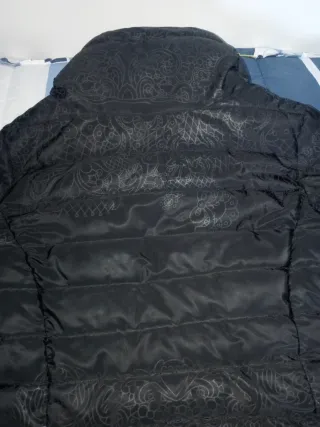 Cazadora bomber negra mujer