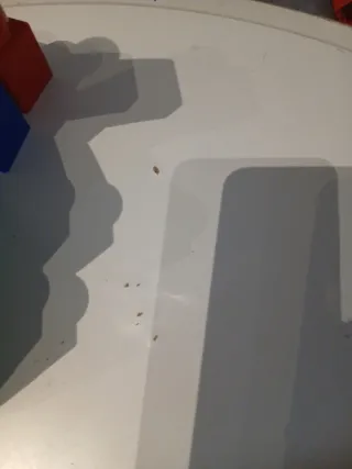 Mesa centro blanca Ikea madera