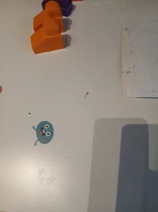 Mesa centro blanca Ikea madera