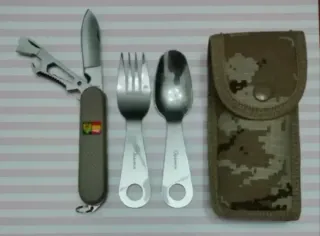 OFERTA SET CUBIERTOS CAMPAÑA EJ. TIERRA CAMO PIXEL