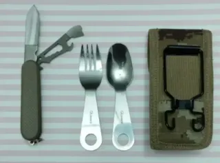 OFERTA SET CUBIERTOS CAMPAÑA EJ. TIERRA CAMO PIXEL