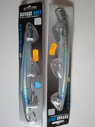 2 señuelos pesca Savage Gear 3D Jerk Minnow